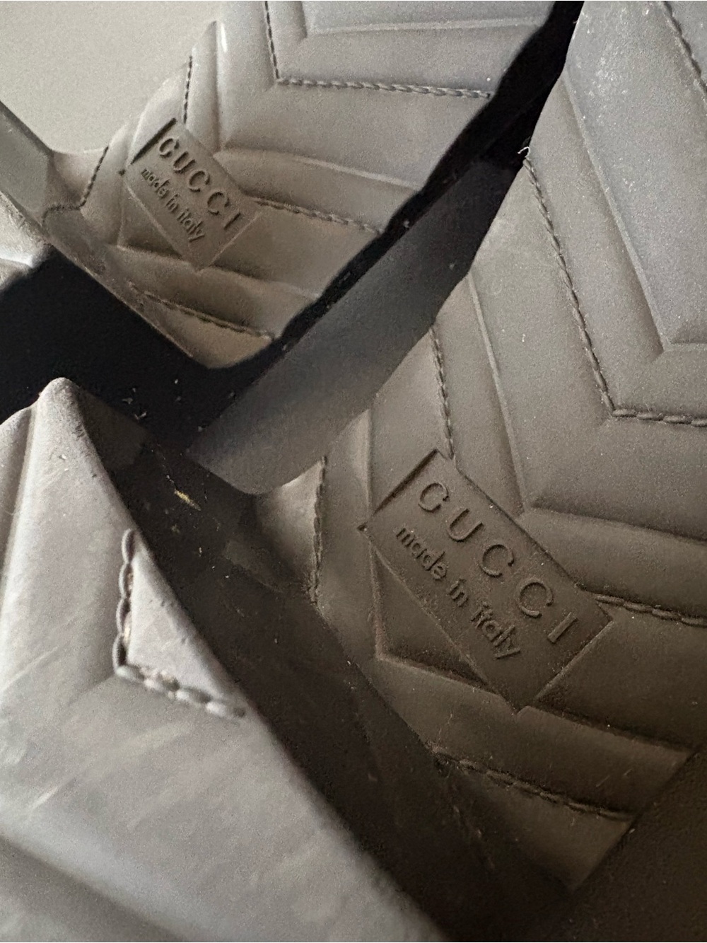 Gucci Black Patent Logo Slide Mules - Picture 4 of 6